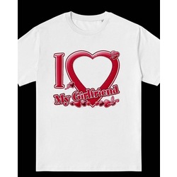 CUSTOM I love my girlfriend tshirt