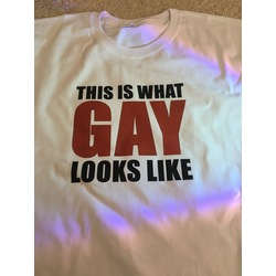 This is what gay looks like oversized tshirt