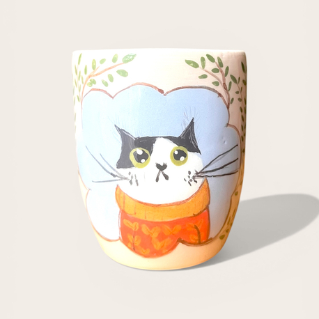 Espresso turuncu kazaklı kedo