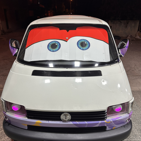 ÖN CAM KARTON GÖZ GÜNEŞLİK KIRMIZI