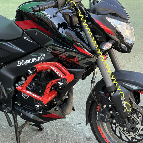BAJAJ PULSAR NS200 6lı koruma demirimiz
