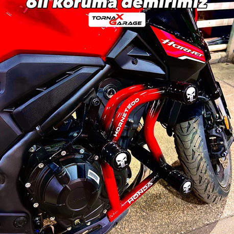 HONDA HORNET 500 6lı koruma demirimiz
