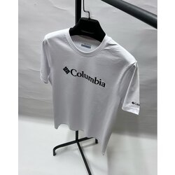COLUMBİA KABARTMA BASKILI T-SHİRT