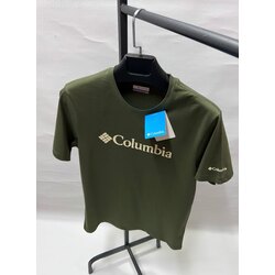 COLUMBİA KABARTMA BASKILI T-SHİRT