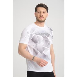 ORJ DRİFİT SALOMON T-SHİRT BEYAZ