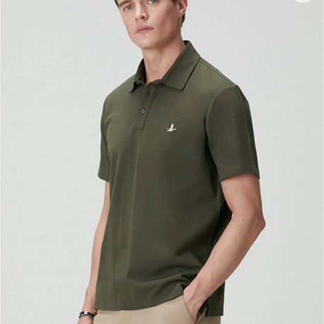 PREMİUM PİKE KUMAŞ POLO YAKA T-SHİRT HAKİ