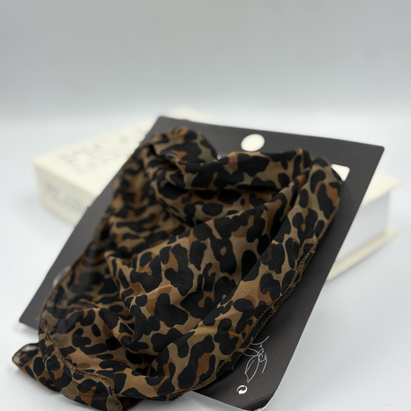 Leopar desen fular 
