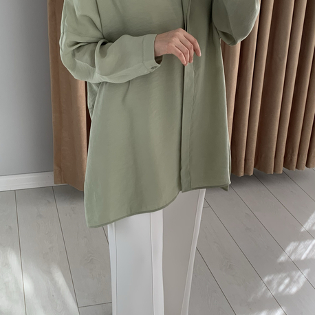 Nuss Basic Tencel Menta Gömlek 