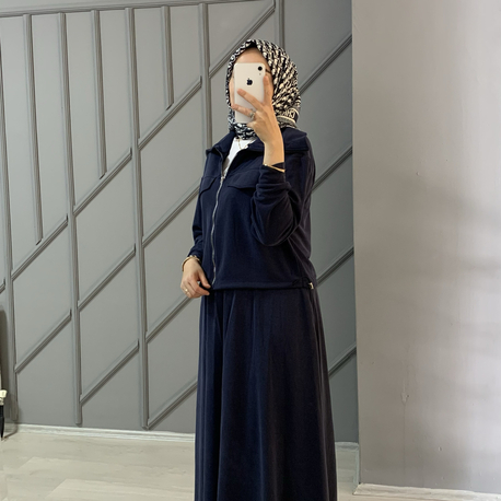 Etekli Takım Lacivert 