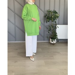Soul Basic Çimen Yeşili Tunik