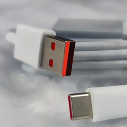 Xiaomi ve Type C Telefonlarla Uyumlu Hızlı Şarj Kablosu Hızlı Şarj 6A Kablo Turunçu Uçlu Hızlı Type 