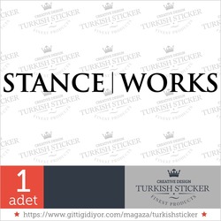 004 - STANCE WORKS STICKER
