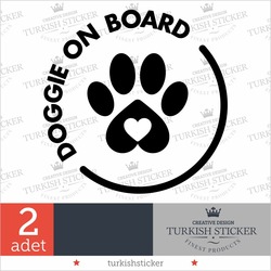 174 - DOGGIE ON BOARD STİCKER