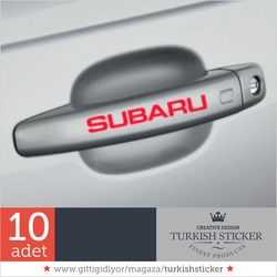 001 - SUBARU KAPI KOLU - JANT STICKER SETİ 10'lu SET