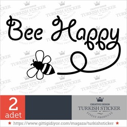 172 - BEE HAPPY STİCKER