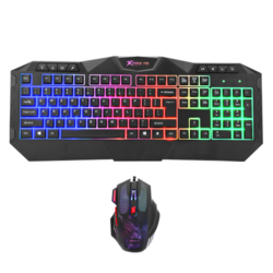 MK-852 RGB Rainbow Işıklı Oyuncu Klavye + Mouse SET