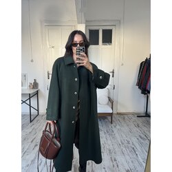 Wool and Cashmere %70 Yün %10 Kaşmir İçerikli Kaşe Kaban