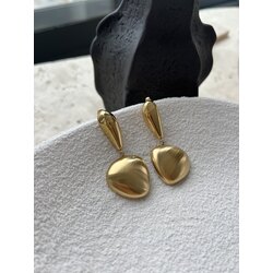 Mariette Kararmaz Çelik Vintage Premium Küpe