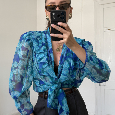 Höpfner Frill Detaylı Premium Kimono Gömlek