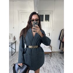 Canda Germany %50 Saf Yün %50 Viscose Pamuk Dokuma Kaşe Ceket