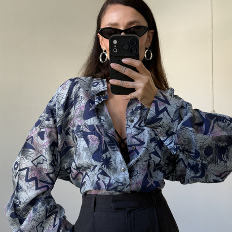 New Fast Germany %100 İpek (Taşlanmış) Maxi Kimono (Uzun) Gömlek