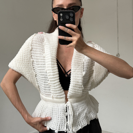 Custom Made Örgü Nadir Parça Yelek