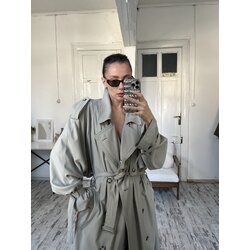Micro Fibre Boyfriend Alman Maxi Boy Trenchcoat