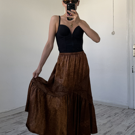 Une İtalyan Traditional %100 Viscose Premium Etek