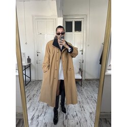 Barisal Germany Microseta Süet Dokulu Premium Trenchcoat