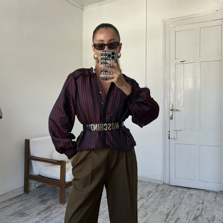 Custom Made Brokar Micro İşleme Orj Victorian Ceket Gömlek