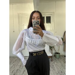 Victorian Detaylı Alman Üretim Satin Touch Bluz