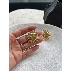Helios Kararmaz Çelik Büyük Boy Premium Küpe