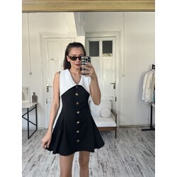 Maxi Yaka Fransız Petit Premium Elbise