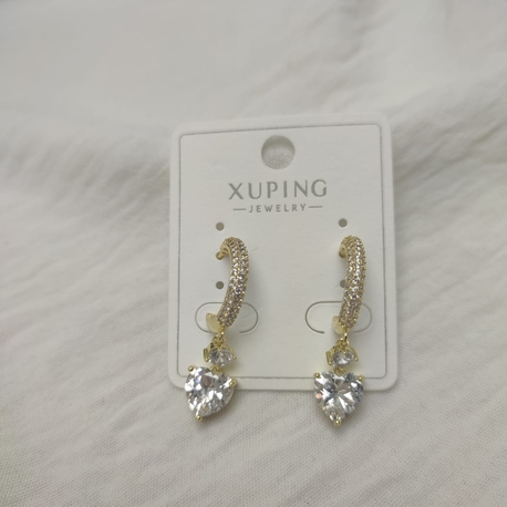 Çelik Xuping Taşlı küpe