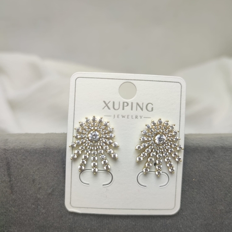 Çelik Xuping taşlı küpe 