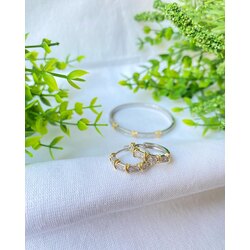 küpe bileklik set
