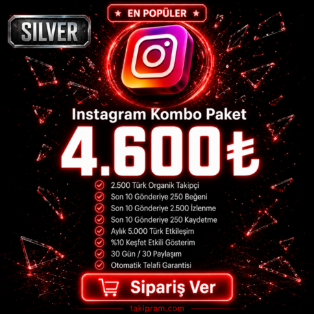 Instagram Silver Kombo Paket