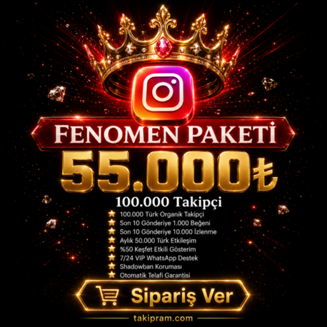 Instagram Fenomen Paketi — 100K  