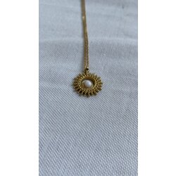 Çelik Antik Charm Series Kolye