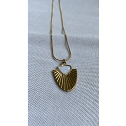Çelik Vintage Kolye 