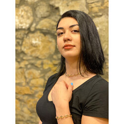 Talia Düğme Model Bileklik&Kolye Set