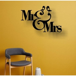 Mr&Mrs Ahşap Dekoratif Duvar tablo