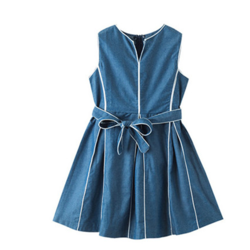 Sleeveless Casual Belted Dresses- PC34202014