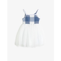 TAMARA  JEANS  FLUFFY DRESS WITH ECOSEL-JC34202008