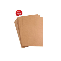 Kraft Araç Araba Oto Paspas Kağıdı Baskısız 400 Adet 35x50 Cm
