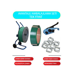 Kazançlı 19'Lık Polyester Çember Kullanım Seti 1.Kalite
