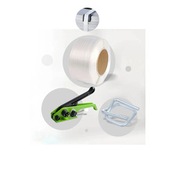 Lifli Set 13mm 1100 Metre Lifli Çember- 13 Mm Bukle Toka 500 Adet-1 Adet Germe Aparatı