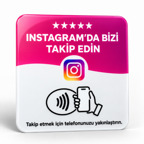Instagram NFC Kartı