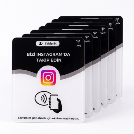 Toplu Instagram NFC Kartı