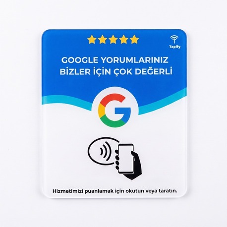 Google Yorum NFC Kartı